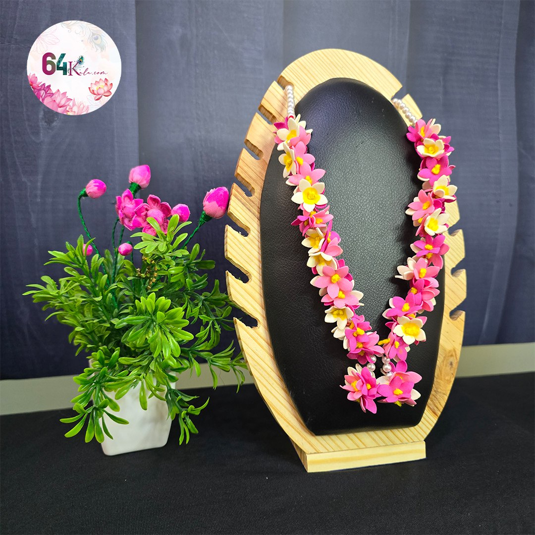 White Pink Flower Garlands
