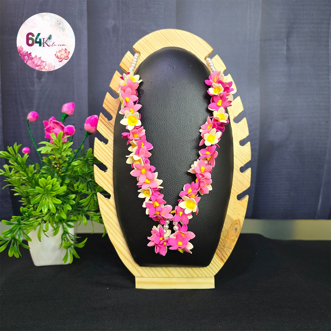 White Pink Flower Garlands