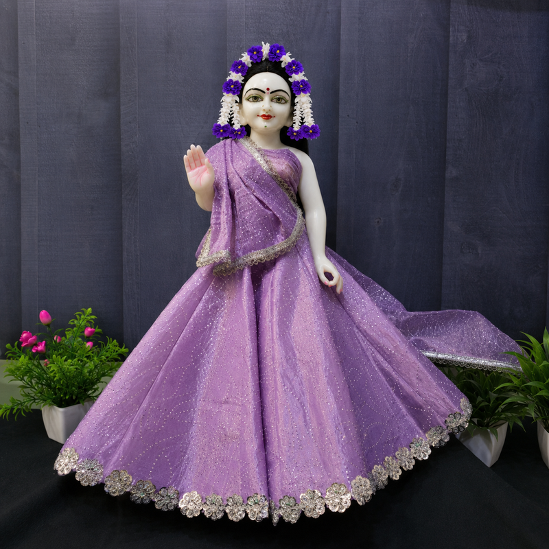White Purple Chandrika