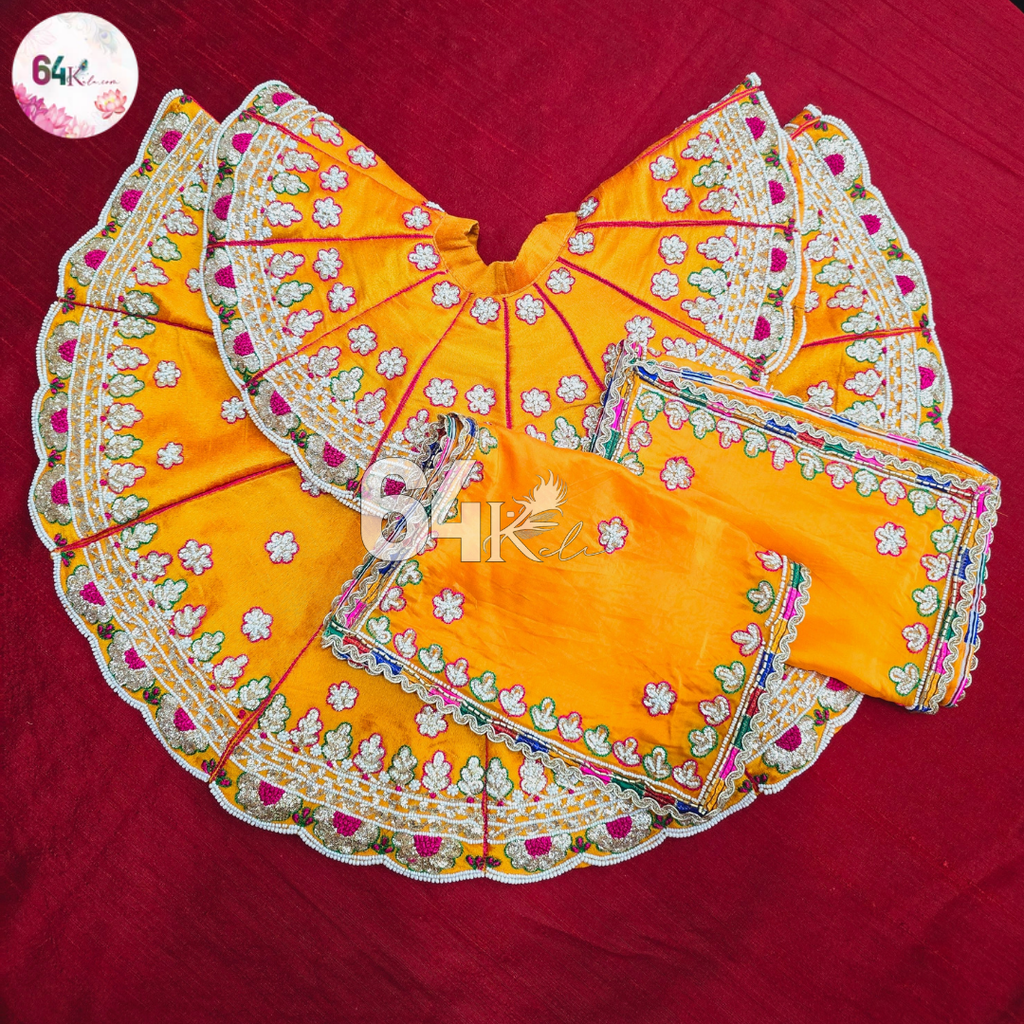 Poshak Set for Radha Rani & Thakur Ji