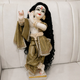 Olive Green Radha Rani Saree