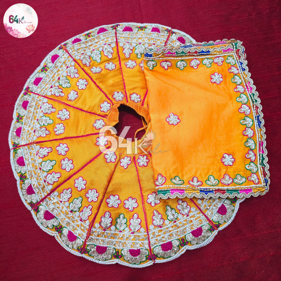 Laddu Gopal Ji Yellow Poshak