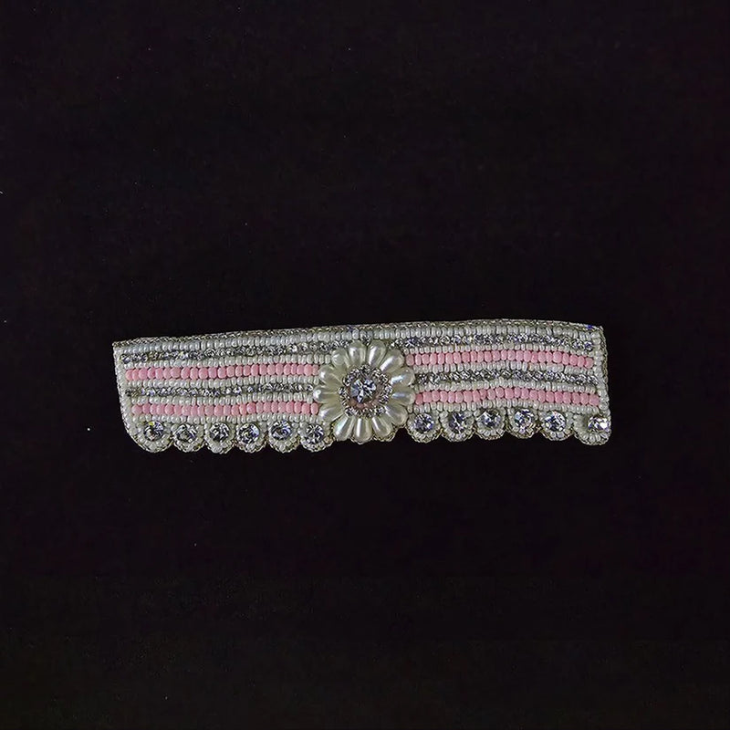 Pink White Stone Kamarbandh