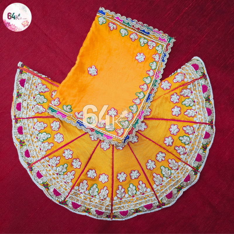 Mata Rani Yellow Poshak