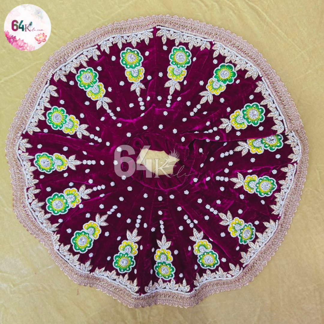 Premium Velvet Poshak for Radha Rani & Krishna Ji