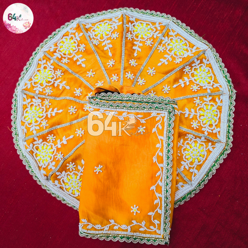 Mata Rani Yellow Poshak