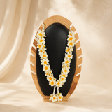 White & Yellow Flower Garland