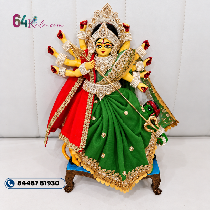 Durga Mata Saree & Jewellery set