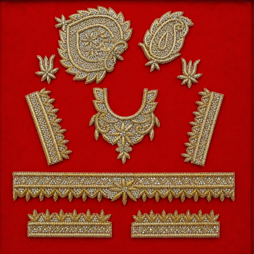 Dabka Jewellery Set For Krishna ji