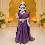 Purple Radha Rani Saree