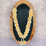 White & Yellow Flower Garland