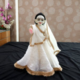 White Poshak For Thakur ji or Radha Rani