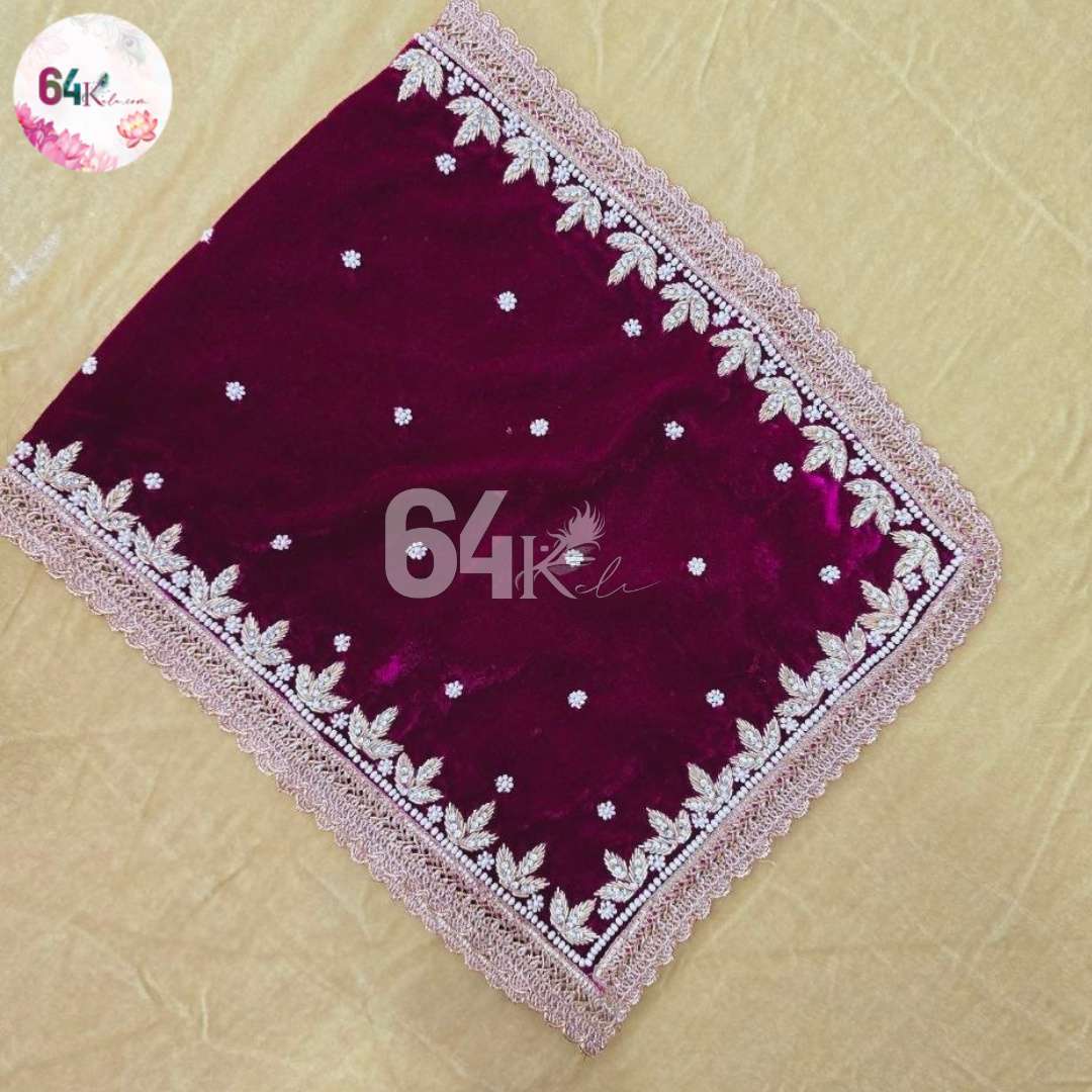 Premium Velvet Poshak for Radha Rani & Krishna Ji