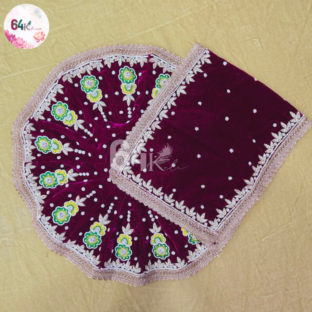 Premium Velvet Poshak for Laddu Gopal Ji