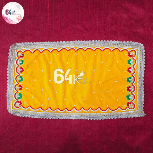 Yellow Shawl for All Deities (Velvet)