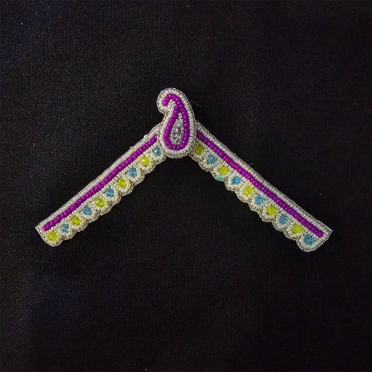 Multicolour Stone Mathapatti Earrings