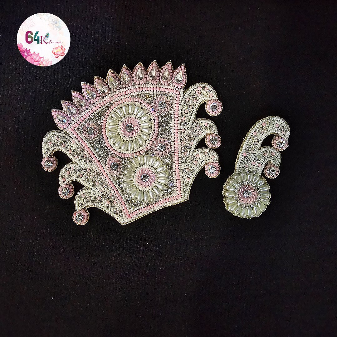 White Pink Stone Thakurji Tipara 