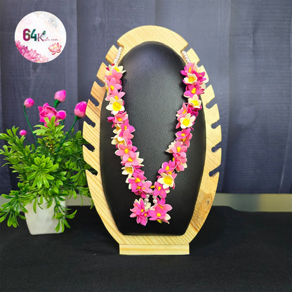 White Pink Flower Garlands