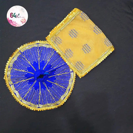 Heavy Hand Embroidery Blue Poshak