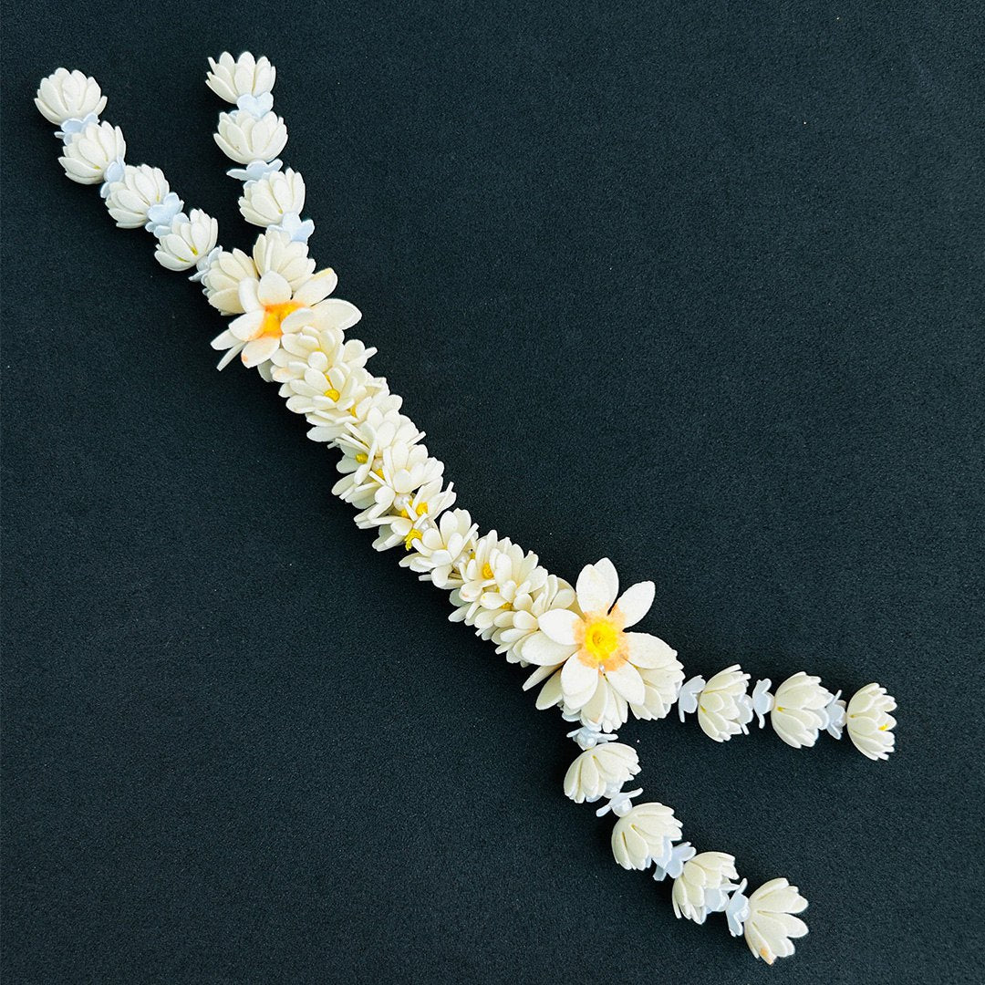 White Chandrika Garland