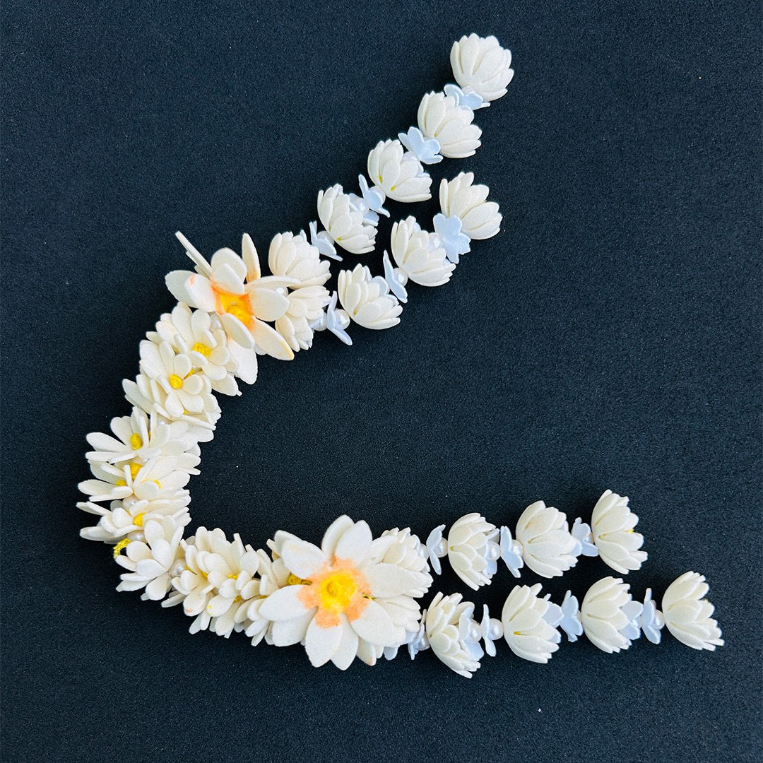 White Chandrika Garland