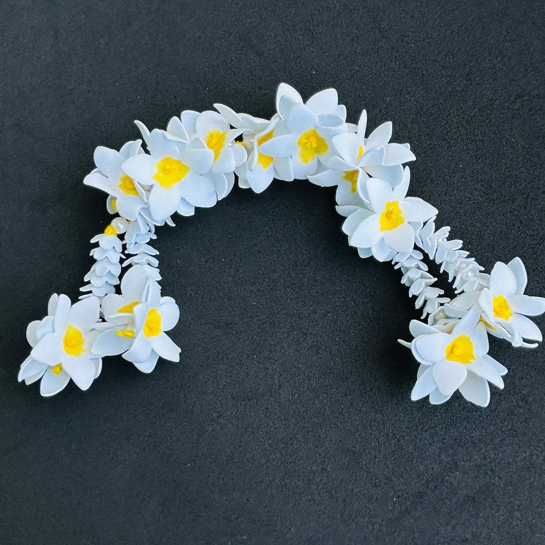 White  Chandrika Garlands