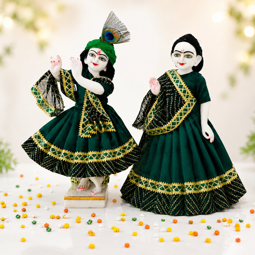 Hariyali Teej Green Yugal Jodi Poshak