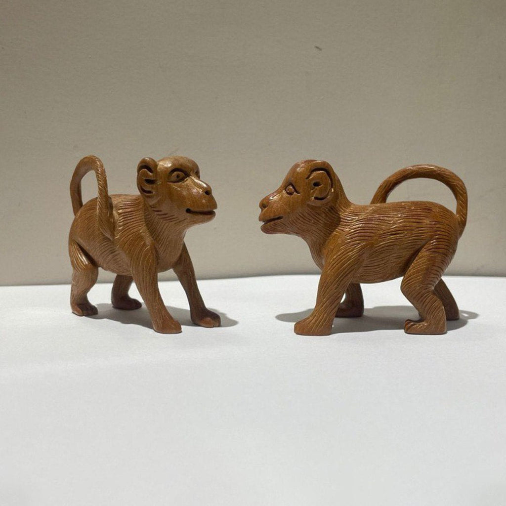 Pure Sandalwood Monkey Set