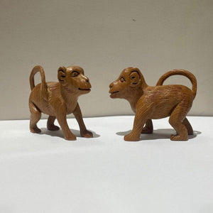 Pure Sandalwood Monkey Set