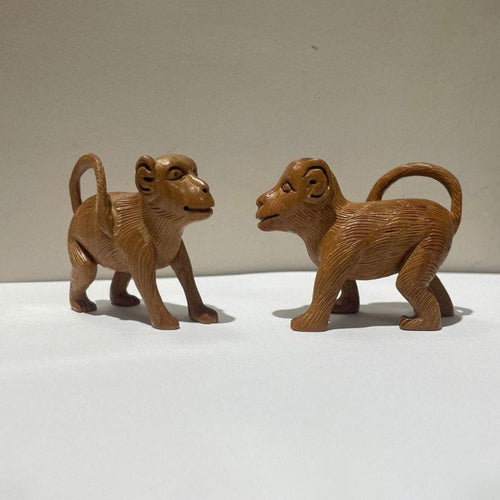 Pure Sandalwood Monkey Set