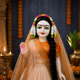 Pink White Green Yellow Chandrika