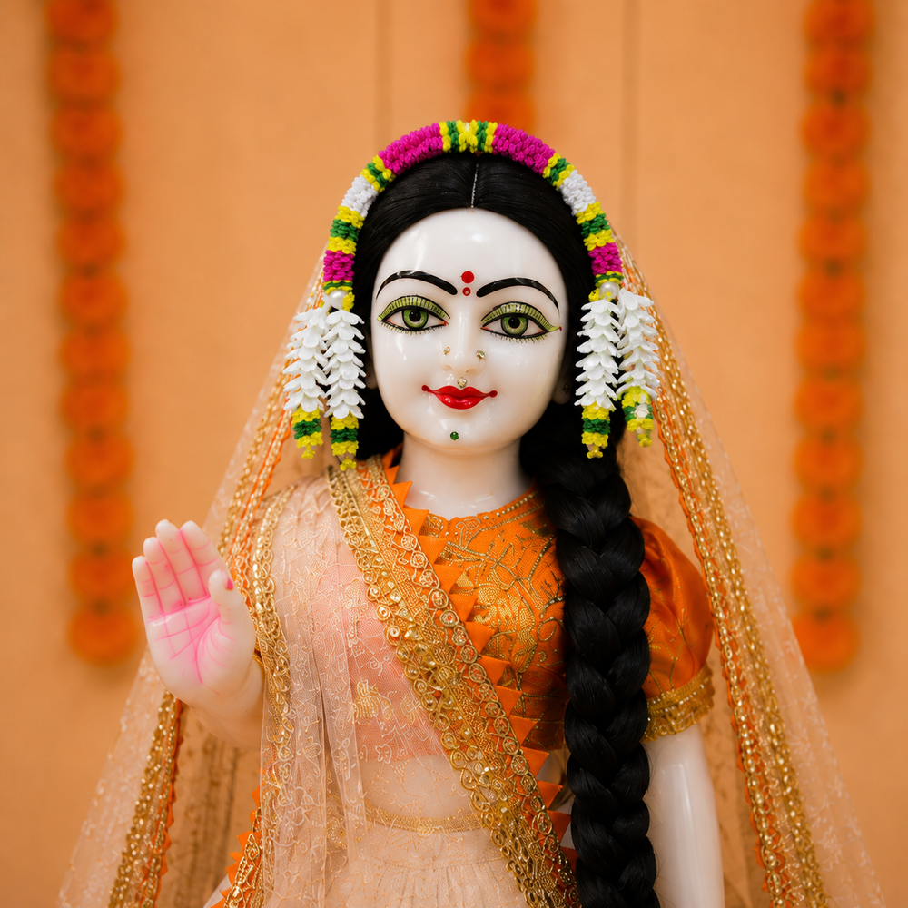 Pink White Green Yellow Chandrika