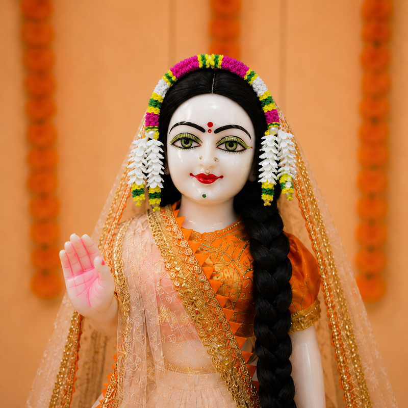 Pink White Green Yellow Chandrika
