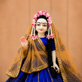 handcrafted Pink White Chandrika