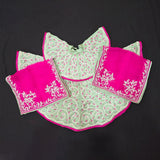 Heavy Hand Embroidered Fresh & Wild Poshak for Thakur Ji & Radha Rani