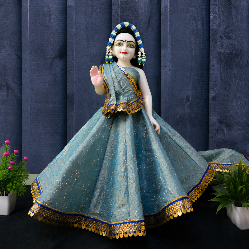 Blue White Chandrika