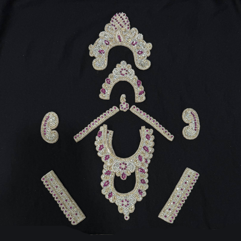 Heavy Shringar Jewelry Set for Radha Rani