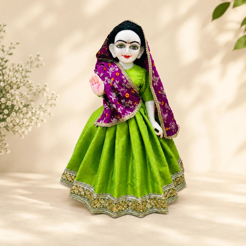 Light Green Thakur ji or Radha Rani Poshak