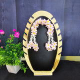 White Purple Flower Chandrika