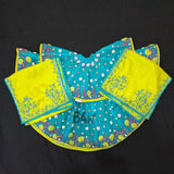 Radha Krishna Blue Dress