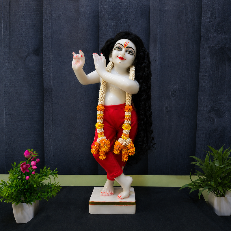 Vasuki White Yellow Orange Flower Garlands