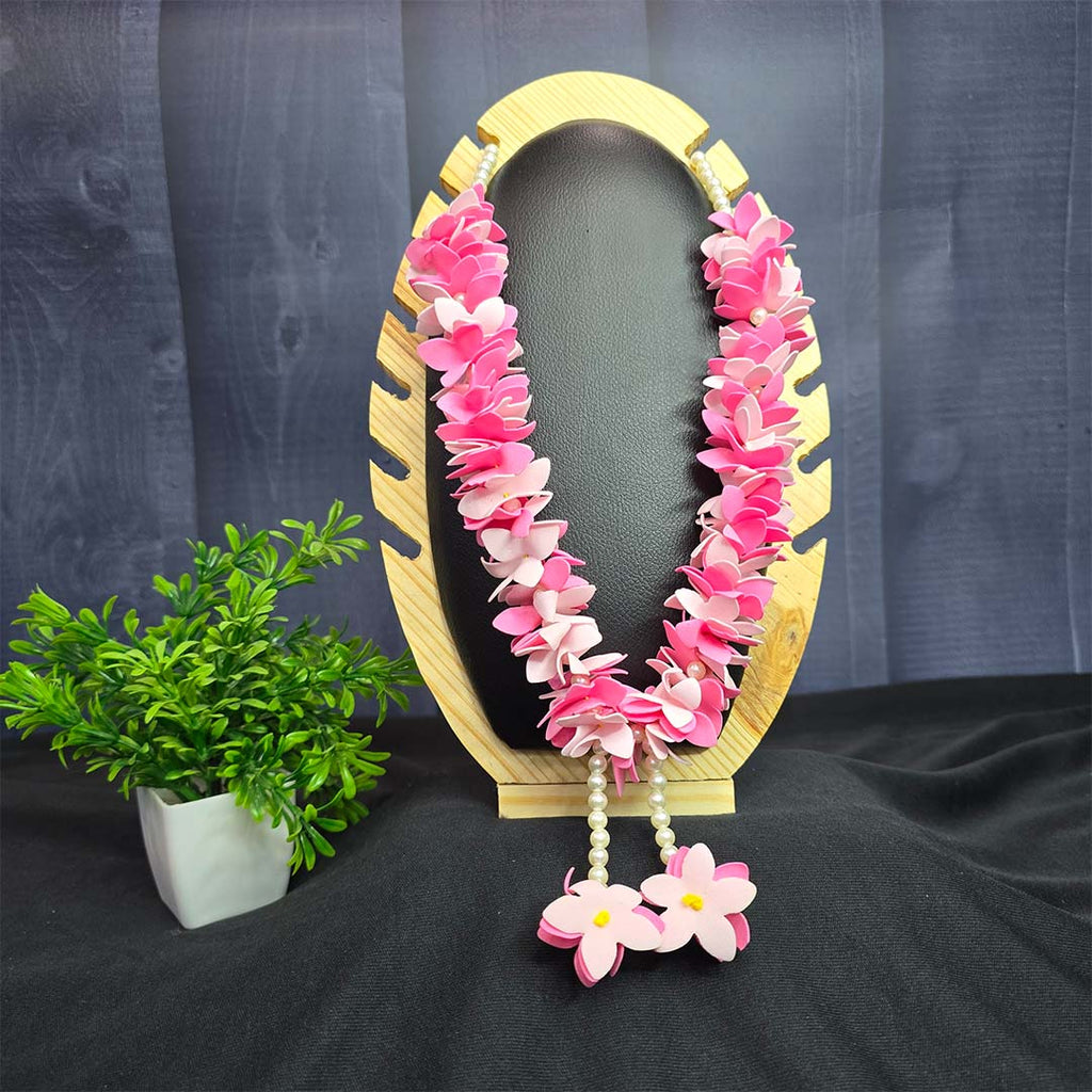 Handmade pink white flower garlands