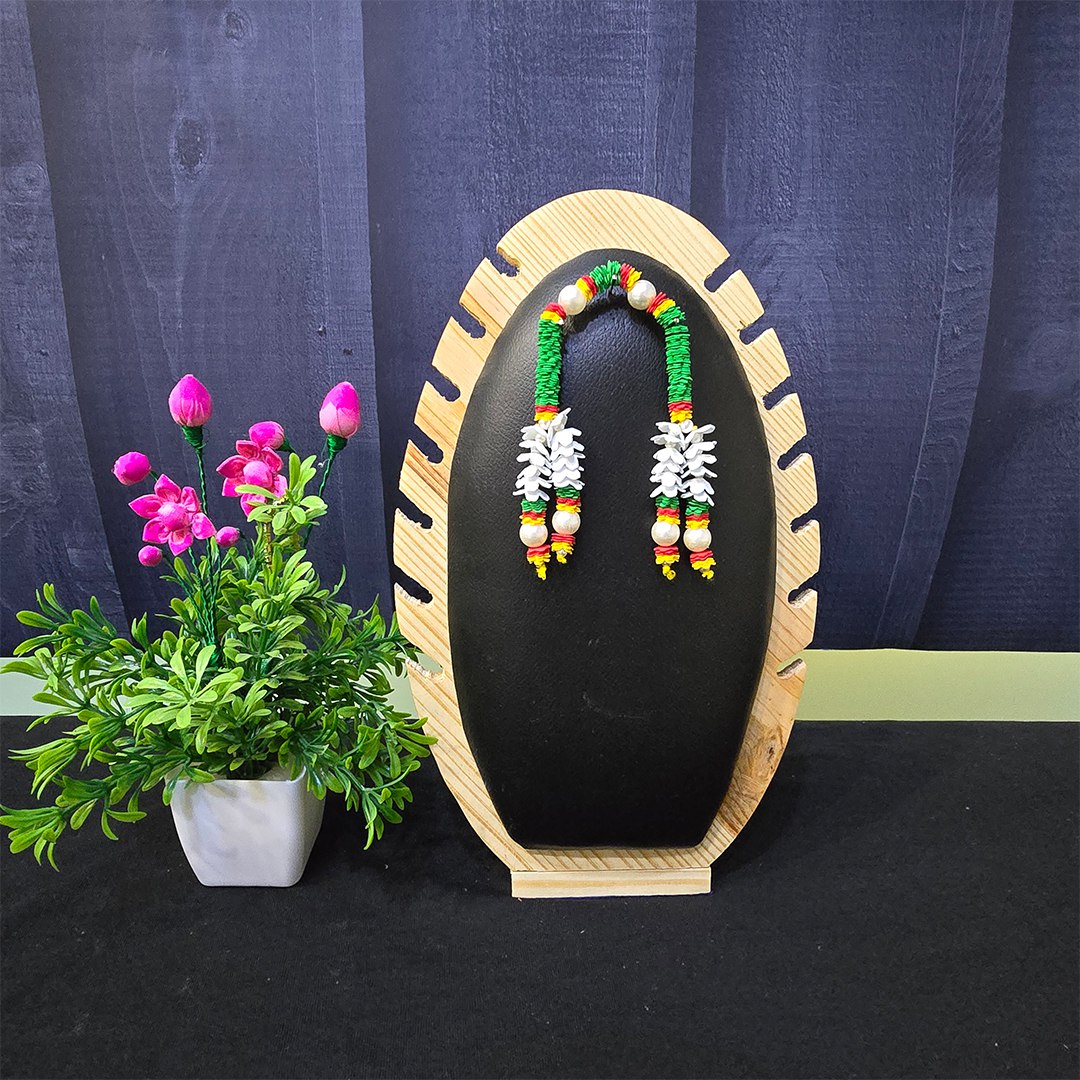 Handmade Green Flower Chandrika