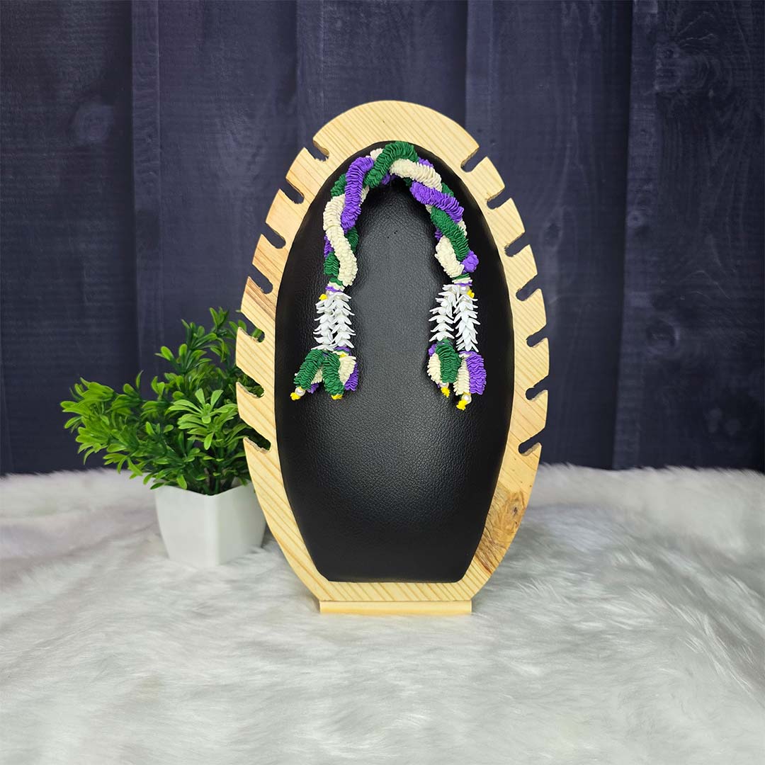 Handcrafted Blue Green Chandrika