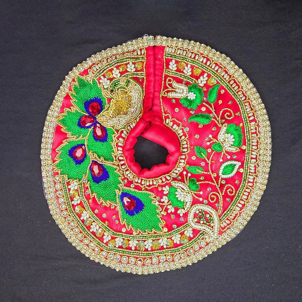 Beautiful Red Poshak for Laddu Gopal