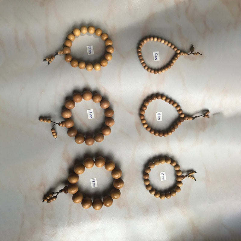 Sandalwood bead bracelet