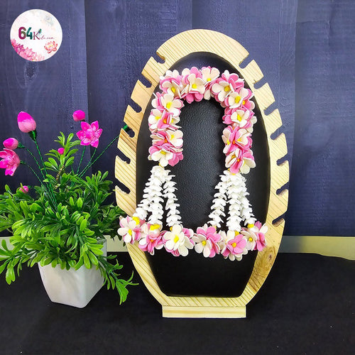 Handmade White Pink Chandrika