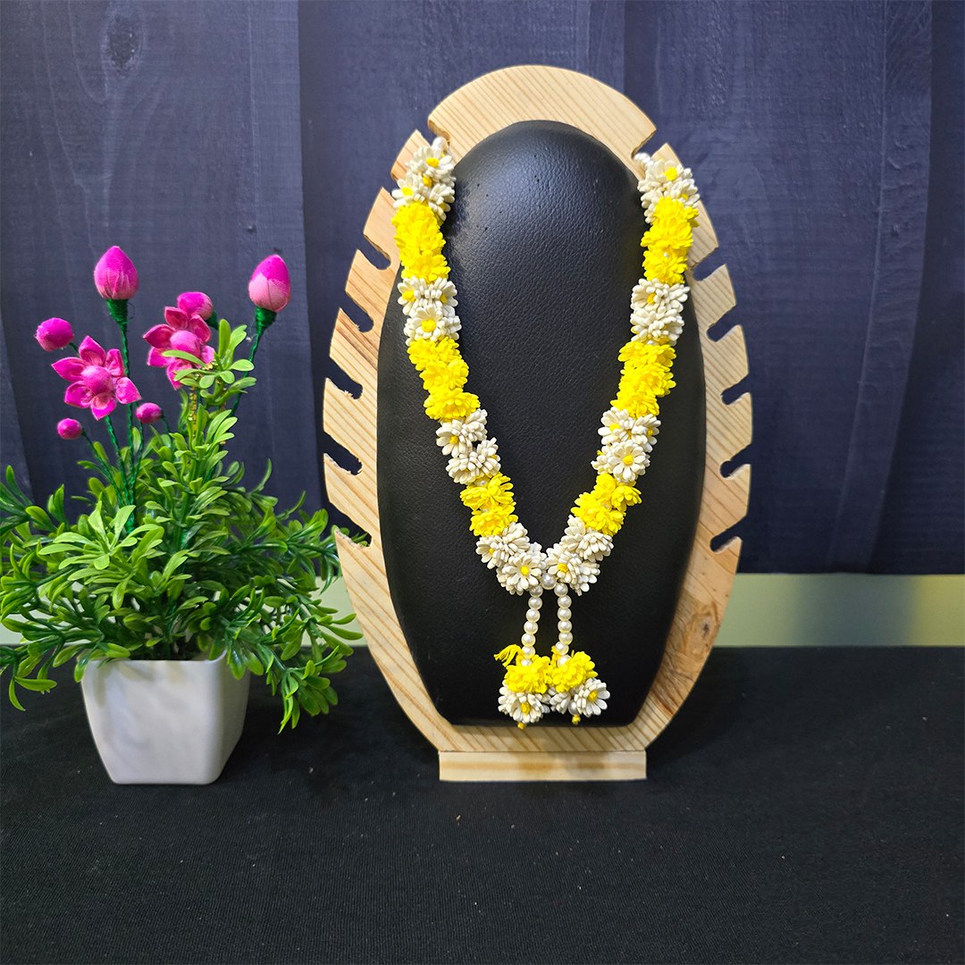 Festival Flower Garlands Yellow White