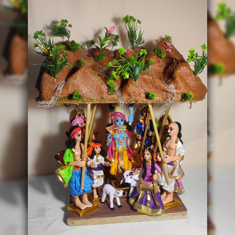 Govardhan Leela in Bhagavatam