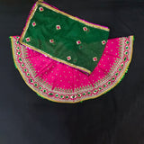 Dark Green Dupatta Dress for Mata Rani